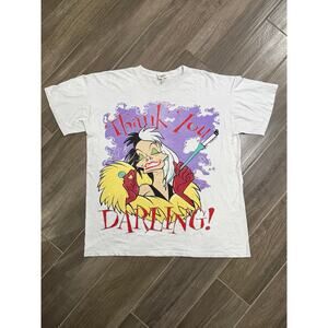 Vintage Disney Cruella Devil 101 Dalmations T-shirt
